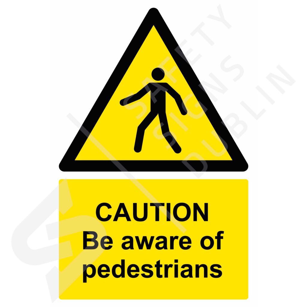 Sign - Caution-Be-aware-of-pedestrians-W8007