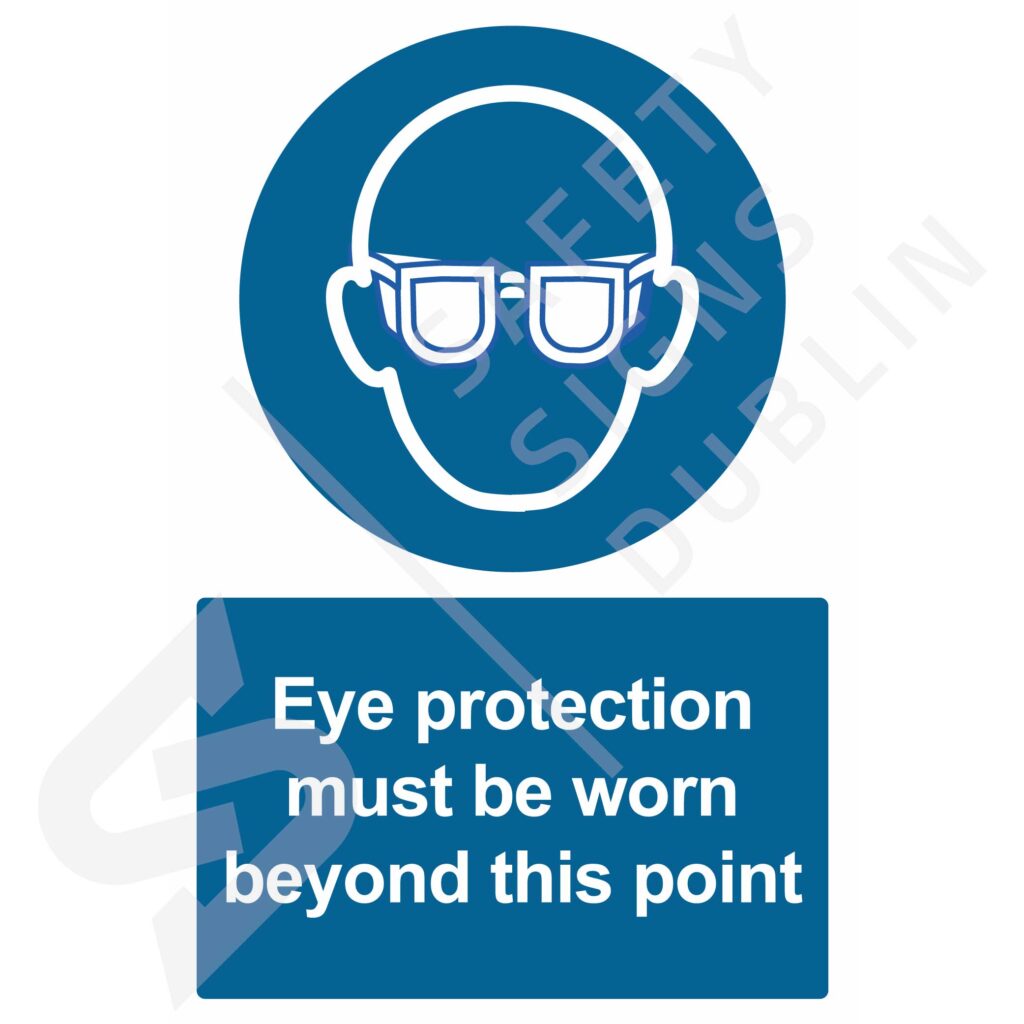 Sign - Eye-protection-must-be-worn-beyond-this-point-M5037
