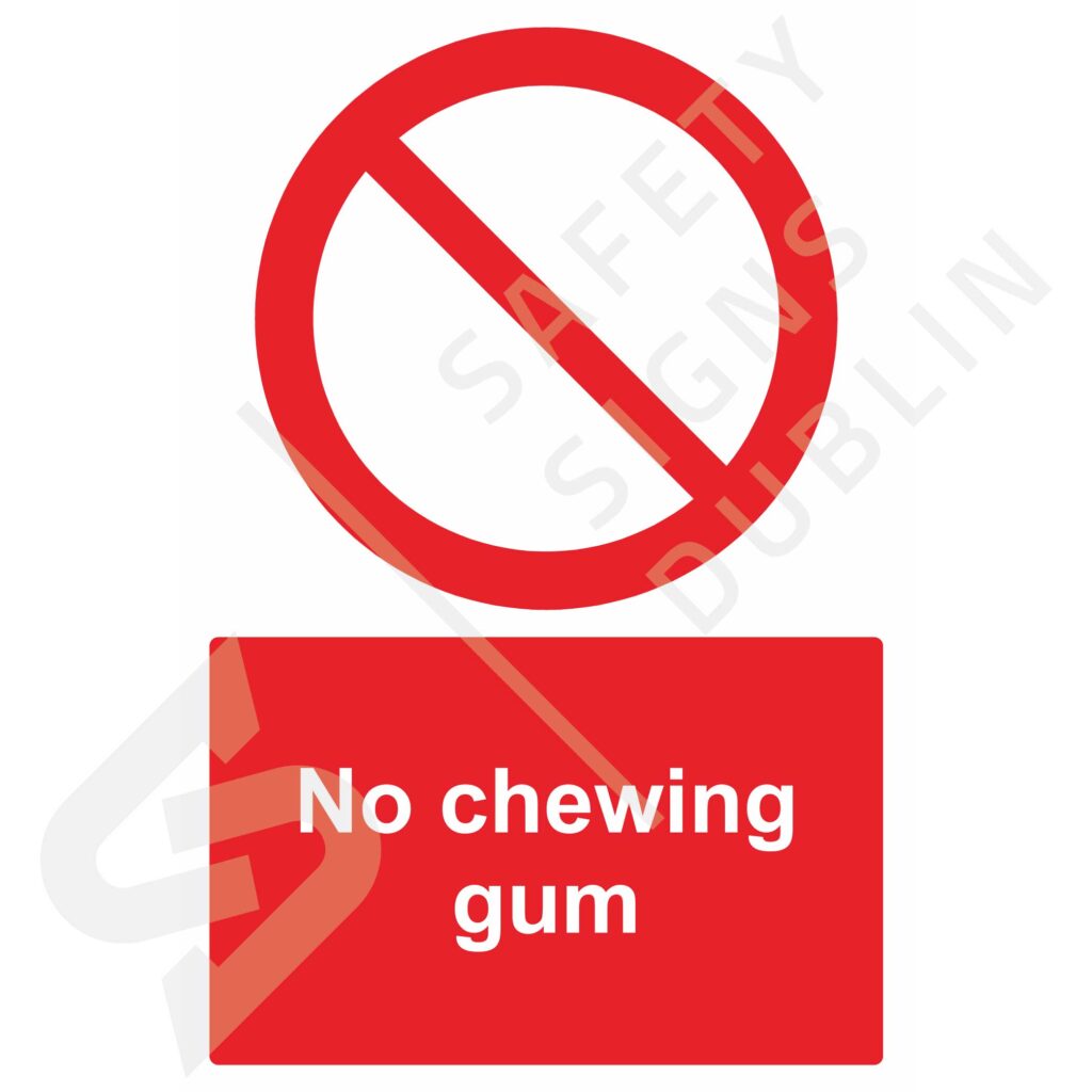 Sign - No-chewing-gum-P6040