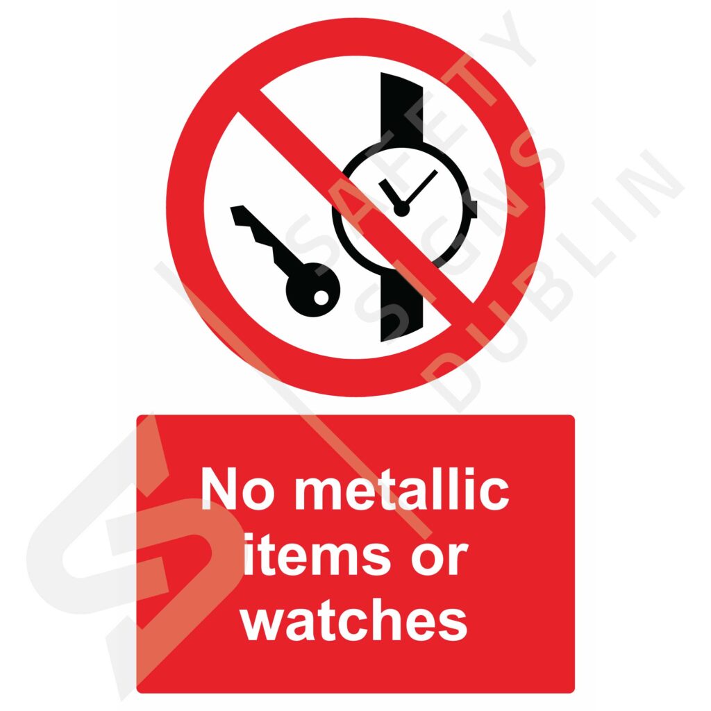 Sign - No-metallic-items-or-watches-P6062_1
