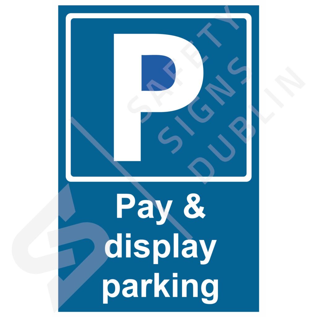 Sign - Pay-&-display parking-M5081