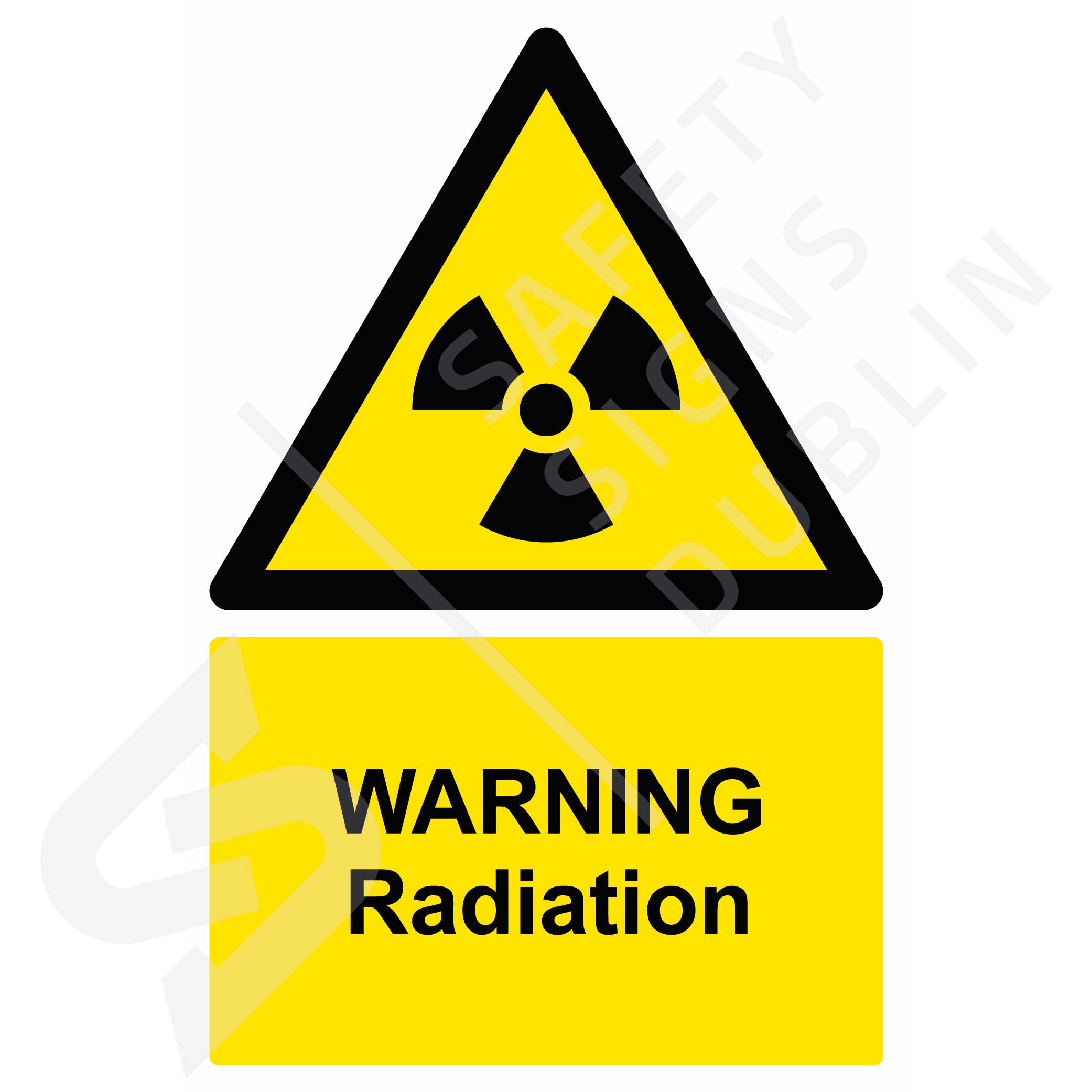 Warning Radiation W8114 Safety Signs Dublin