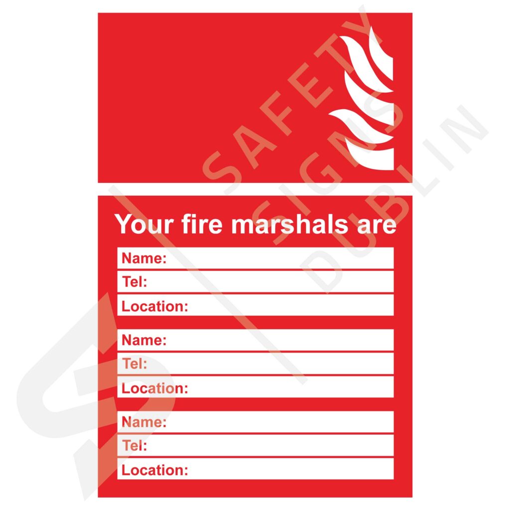 Sign - Your-fire-marshals-are-C2012